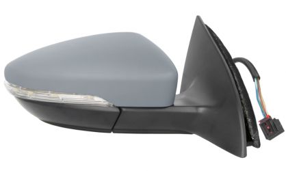 ESPEJO RETROVISOR VOLKSWAGEN PASSAT 2010-2014 ELECTRICO / TERMICO / PILOTO / LUZ CORTESIA / IMPRIMADO / DERECHO