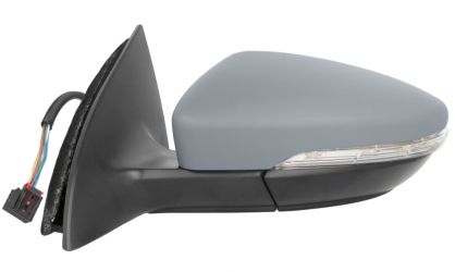 ESPEJO RETROVISOR VOLKSWAGEN PASSAT 2010-2014 ELECTRICO / TERMICO / PILOTO / LUZ CORTESIA / ABATIBLE ELECTRICAMENTE / MEMORIA / IMPRIMADO / IZQUIERDO