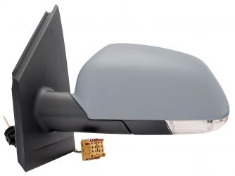 ESPEJO RETROVISOR VOLKSWAGEN POLO 2005-2009 MECANICO / PILOTO / IMPRIMADO / IZQUIERDO
