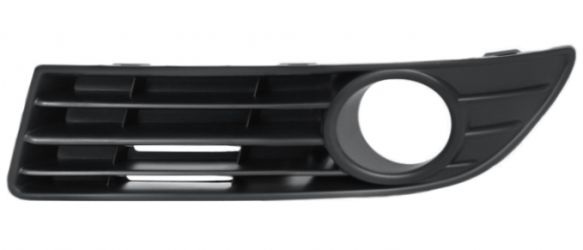 REJILLA VOLKSWAGEN POLO 2005-2009 PARACHOQUES DELANTERO / CON ANTINIEBLA / MOTOR GASOLINA / DIESEL / IZQUIERDA