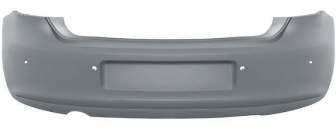 PARACHOQUES VOLKSWAGEN POLO 2009-2014 TRASERO / ESCAPE GRANDE / CON SENSOR / IMPRIMADO