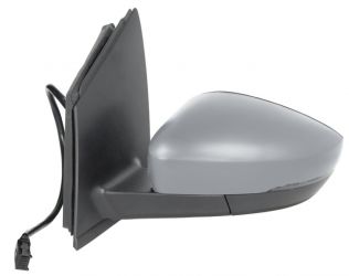ESPEJO RETROVISOR VOLKSWAGEN POLO 2014-2017 CONECTOR RECTANGULAR / MECANICO / PILOTO / IMPRIMADO / IZQUIERDO