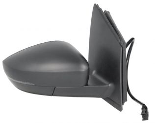 ESPEJO RETROVISOR VOLKSWAGEN POLO 2014-2017 CONECTOR RECTANGULAR / ELECTRICO / TERMICO / PILOTO / DERECHO