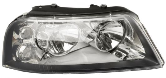 FARO SEAT ALHAMBRA 2001-2010 BASE CROMADA / BORDE NEGRO / DERECHO