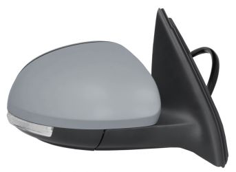ESPEJO RETROVISOR VOLKSWAGEN TIGUAN 2007-2011 ELECTRICO / TERMICO / PILOTO / LUZ CORTESIA / ABATIBLE ELECTRICAMENTE / MEMORIA / IMPRIMADO / DERECHO