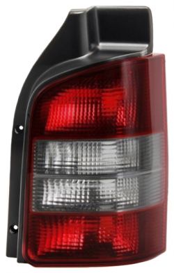 PILOTO TRASERO VOLKSWAGEN CARAVELLE 2010-2015 2 PUERTAS TRASERAS / BLANCO / FONDO NEGRO / DERECHO