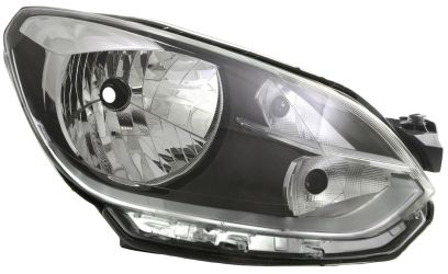 FARO VOLKSWAGEN UP 2012-2016 BASE NEGRA / CON BORDE CROMADO / DERECHO