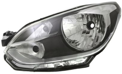 FARO VOLKSWAGEN UP 2012-2016 BASE NEGRA / CON BORDE CROMADO / IZQUIERDO
