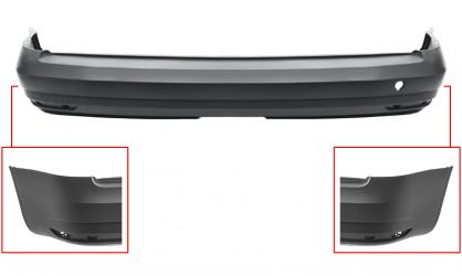 PARACHOQUES VOLKSWAGEN CADDY 2015-2020 TRASERO / CHASIS CORTO