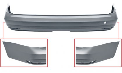 PARACHOQUES VOLKSWAGEN CADDY 2015-2020 TRASERO / CHASIS LARGO / IMPRIMADO