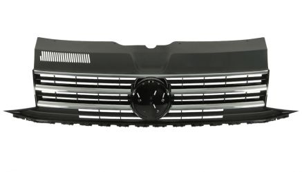 REJILLA VOLKSWAGEN TRANSPORTER T6 2015-2020 FRENTE / NEGRA / CON MOLDURAS CROMADAS
