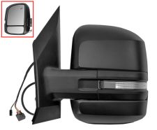 ESPEJO RETROVISOR VOLKSWAGEN CRAFTER 2017-> BRAZO CORTO / ELECTRICO / TERMICO / ABATIBLE ELECTRICAMENTE / PILOTO INTERMITENTE / SIDE ASSIST / IZQUIERDO