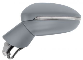 ESPEJO RETROVISOR VOLKSWAGEN GOLF SPORTSVAN 2014-2018 BASE IMPRIMADA / ELECTRICO / TERMICO / PILOTO / LUZ CORTESIA / ABATIBLE ELECTRICAMENTE / IMPRIMADO / IZQUIERDO