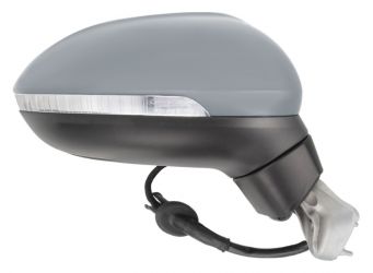 ESPEJO RETROVISOR VOLKSWAGEN PASSAT 2014-2019 ELECTRICO / TERMICO / PILOTO / LUZ CORTESIA / ABATIBLE ELECTRICAMENTE / IMPRIMADO / DERECHO