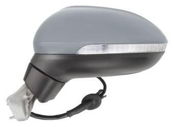ESPEJO RETROVISOR VOLKSWAGEN PASSAT 2014-2019 ELECTRICO / TERMICO / PILOTO / LUZ CORTESIA / ABATIBLE ELECTRICAMENTE / LANE ASSIST / MEMORIA / IMPRIMADO / IZQUIERDO
