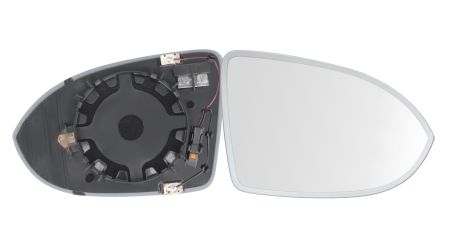 CRISTAL ESPEJO RETROVISOR VOLKSWAGEN PASSAT 2014-2019 CON SOPORTE / TERMICO / 4 PINS / CONVEXO / DERECHO