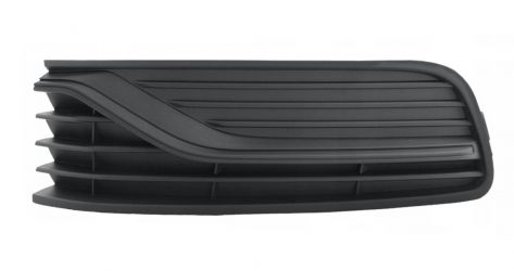 REJILLA VOLKSWAGEN POLO 2014-2017 PARACHOQUES DELANTERO / SIN ANTINIEBLA / CON MOLDURA NEGRA / IZQUIERDA