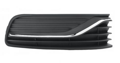 REJILLA VOLKSWAGEN POLO 2014-2017 PARACHOQUES DELANTERO / SIN ANTINIEBLA / CON MOLDURA CROMADA / DERECHA