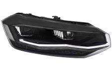 FARO DELANTERO VOLKSWAGEN POLO 2017-2021 FULL LED / DETALLE CROMADO / DERECHO