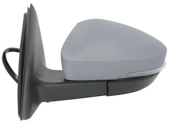 ESPEJO RETROVISOR VOLKSWAGEN T-ROC 2017-2021 ELECTRICO / TERMICO / CON PILOTO / LUZ CORTESIA / ABATIBLE ELECTRICAMENTE / LANE ASSIST / IMPRIMADO / IZQUIERDO