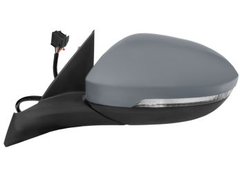 ESPEJO RETROVISOR VOLKSWAGEN T-ROC 2022-> ELECTRICO / TERMICO / PILOTO INTERMITENTE / IMPRIMADO / IZQUIERDO