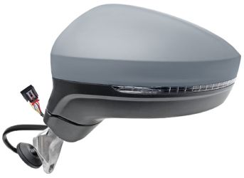 ESPEJO RETROVISOR VOLKSWAGEN TIGUAN 2016-2020 ELECTRICO / TERMICO / PILOTO / IMPRIMADO / IZQUIERDO