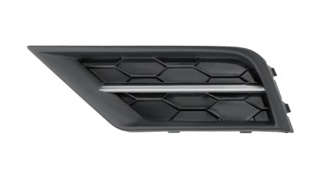 REJILLA VOLKSWAGEN TIGUAN 2016-2020 PARACHOQUES DELANTERO / SUPERIOR / CON MOLDURA CROMADA / IZQUIERDA