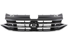 REJILLA VOLKSWAGEN TIGUAN 2020-2024 FRENTE / NEGRA BRILLANTE / CON MOLDURA CROMADA / ALLSPACE