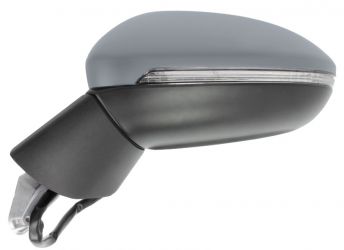 ESPEJO RETROVISOR VOLKSWAGEN TOURAN 2015-2021 ELECTRICO / TERMICO / PILOTO / LUZ CORTESIA / ABATIBLE ELECTRICAMENTE / IMPRIMADO / IZQUIERDO