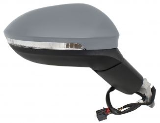 ESPEJO RETROVISOR VOLKSWAGEN GOLF VIII 2020-> ELECTRICO / TERMICO / PILOTO / LUZ CORTESIA / MEMORIA / IMPRIMADO / DERECHO