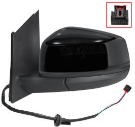 ESPEJO RETROVISOR FORD TOURNEO CONNECT 2022-> ELECTRICO / TERMICO / ABATIBLE ELECTRICAMENTE / NEGRO GLOSSY / IZQUIERDO