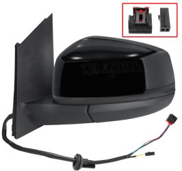 ESPEJO RETROVISOR FORD TOURNEO CONNECT 2022-> ELECTRICO / TERMICO / ABATIBLE ELECTRICAMENTE / LANE ASSIST / NEGRO GLOSSY / IZQUIERDO