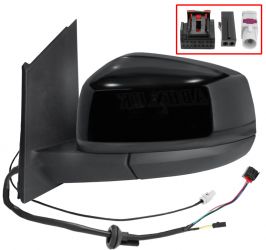 ESPEJO RETROVISOR FORD TOURNEO CONNECT 2022-> ELECTRICO / TERMICO / ABATIBLE ELECTRICAMENTE / LANE ASSIST / ANTENA / NEGRO GLOSSY / IZQUIERDO