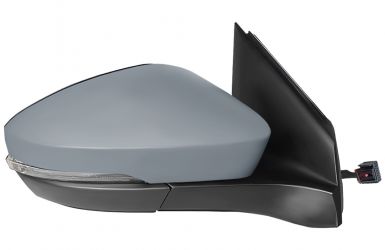 ESPEJO RETROVISOR VOLKSWAGEN T-CROSS 2019-> ELECTRICO / TERMICO / CON PILOTO / ABATIBLE ELECTRICAMENTE / LANE ASSIST / MEMORIA / IMPRIMADO / DERECHO