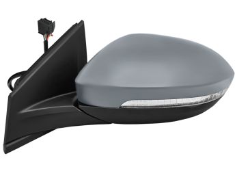 ESPEJO RETROVISOR VOLKSWAGEN TAIGO 2021-> ELECTRICO / TERMICO / PILOTO INTERMITENTE / IMPRIMADO / IZQUIERDO