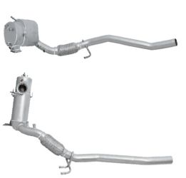 FILTRO DE PARTICULAS AUDI A3 1.6TDi Mot.CAYB/ CAYC (Catalizador+DPF) DPF (2009-2011)