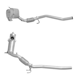FILTRO DE PARTICULAS AUDI A3 1.6TDi Mot.CAYB/ CAYC (Catalizador+DPF) DPF (2011-2012)
