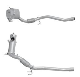 FILTRO DE PARTICULAS AUDI A3 2.0TDi Mot.CBBB/ CFGB (Catalizador+DPF) DPF (2008-2012)