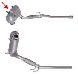 FILTRO DE PARTICULAS AUDI A1 1.6TDi Mot.CAYB/ CAYC (Catalizador+DPF) DPF (2011-2015)
