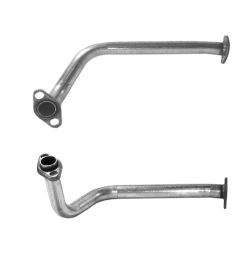 TUBO DE ESCAPE OPEL Corsa A 1.2i 8v Mot.C12NZ (1990-1993)