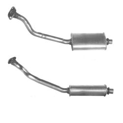 TUBO DE ESCAPE CITROEN Berlingo 1.9D Mot.WJY (1º Tubo) (Con Silencioso) (Hasta Chasis ->09064) (1999-2001)
