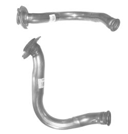 TUBO DE ESCAPE RENAULT Clio 1.9D Mot.F8Q (Sin Flexible) (2000-2001)