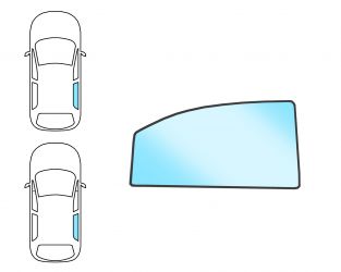 VENTANILLA VOLKSWAGEN JETTA 1983-1992 2 PUERTAS / TRASERA / FIJA / VERDE / DERECHA