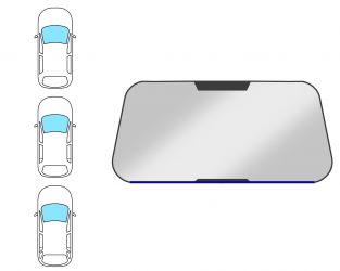 MOLDURA PARABRISAS OPEL ASTRA G 1998-2004 3/4/5 PUERTAS / FAMILIAR / DELANTERA / INFERIOR