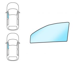 VENTANILLA ROVER 25 1999-2005 3/5 PUERTAS / DELANTERA / VERDE / IZQUIERDA / MOLDURAS PREMONTADAS
