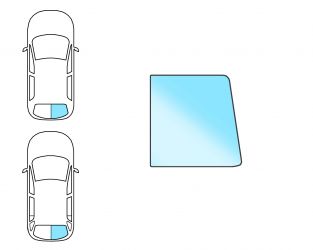 LUNETA NISSAN PATROL 1998-2001 3/5 PUERTAS / TRASERA / 2 PUERTAS TRASERA / TERMICA / VERDE / DERECHA