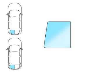 LUNETA NISSAN PATROL 1998-2001 3/5 PUERTAS / TRASERA / 2 PUERTAS TRASERA / TERMICA / VERDE / IZQUIERDA