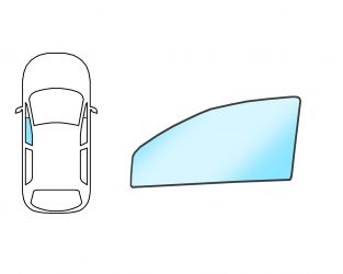 VENTANILLA OPEL CORSA A 1983-1990 2/3 PUERTAS / DELANTERA / INCOLORO / IZQUIERDA