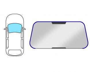 MOLDURA PARABRISAS CHEVROLET MATIZ 2005-2005 DELANTERA / FORMA DE U