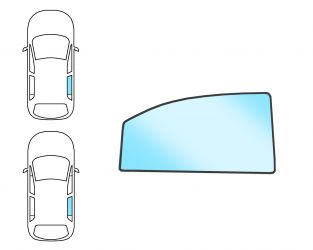 VENTANILLA VOLKSWAGEN JETTA 1983-1992 4 PUERTAS / TRASERA / VERDE / DERECHA 